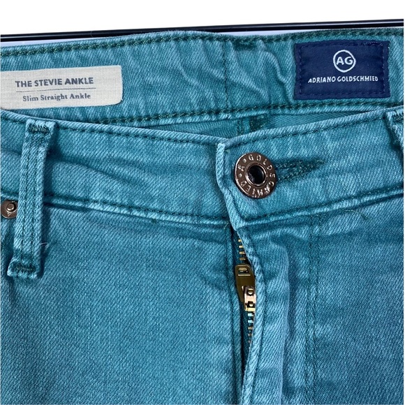AG Adriano Goldschmied Green Jeans women size 27R - Picture 4 of 11